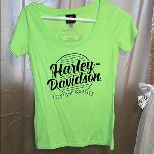 New Harley-Davidson Women's Green T-Shirt